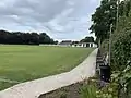 The homes that now stand in Illawalla's place in view behind Thornton Cleveleys Cricket Club. This view is looking north