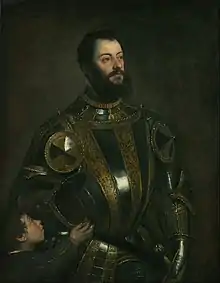Titian, Portrait of Alfonso d’Avalos, Marchese del Vasto, 1533