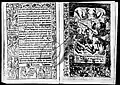 Two pages of Sarum Book of Hours, 1494 By Philippe Pigouchet
