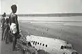 United States DC3, destroyed in Japanese raids on Bathurst Island Mission, Bathurst Island, Northern Territory.