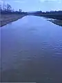 Veliki kanal which runs south of the village