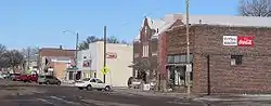 Downtown Verdigre: east side of Main Street looking north from 5th Avenue