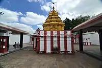 Rear view of the Vaidyanatheshwara Temple