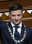 Collar of the President of Ukraine, one of whose medallions contains Vytis (Pohonia)