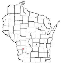Location of Forest, Richland County, Wisconsin