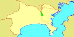 Location of Seya in  Kanagawa