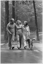 Gerald and Betty Ford with their daughter Susan