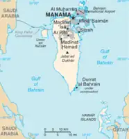Bahrain map 2014
