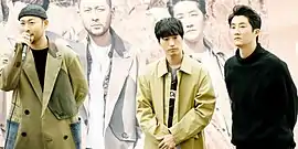 Epik High at an autograph event in Seoul, March 2019