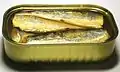 After opening, the tin looks like this.