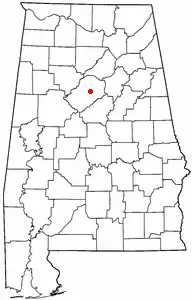Location of Tarrant, Alabama