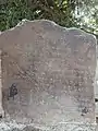 Meitei Stone inscription inside the Panam Ningthou Sacred Site about a royal decree
