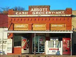 The Abbott grocery store.