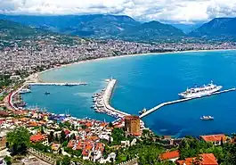 Castle and harbour of Alanya