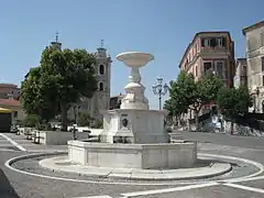 Fountain in Umberto I Square - Arce.