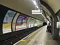 Northbound Northern line platform looking north