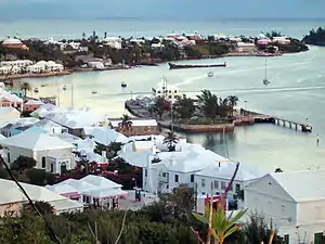 The harbour and town of St. George's