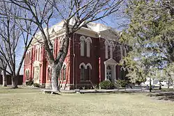 The Brewster County Courthouse in Alpine.