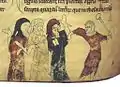 "Jews being Persecuted" (England, 13th century)