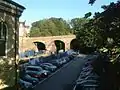 Chatham railway station car park and tunnel