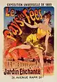 In 1858 Chéret printed his first color poster in France. His art excelled in showing the body in movement.