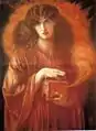 The painting by Rossetti, 1869 version.