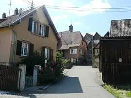 The main street in Dieffenthal