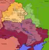Map of the drainage basin of the Dnieper