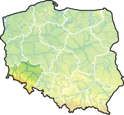 Location within Poland