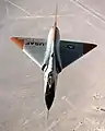 The delta-winged Convair F-106 Delta Dart