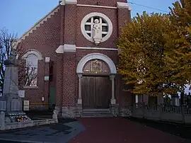 The church of Saint-Martin in Ennetières-en-Weppes