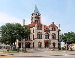 The Erath County Courthouse in Stephenville