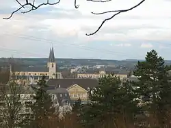The town seen from the Gaalgebierg park