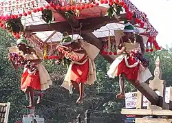 Garudan Thookkam at Ezhamkulam temple