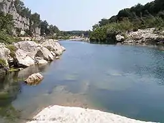 The Gardon in Collias