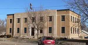 Hamilton County courthouse in Syracuse