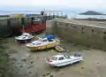 Harbour of Herm at low tide