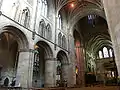 Looking from the nave towards the choir
