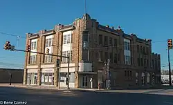 A building in downtown Jacksboro