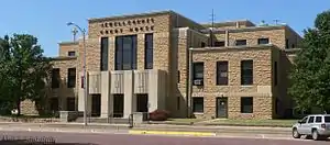 Jewell County courthouse in Mankato