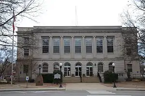 Johnson County Courthouse in Clarksville