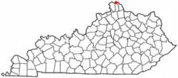 Location of Bromley, Kentucky