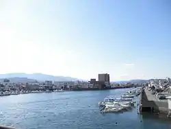 View of Downtown Komatsushima and Kandase River