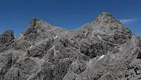 The Krottenspitze and the Öfnerspitze