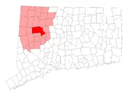 Location in Litchfield County, Connecticut