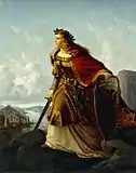 Germania auf der Wacht am Rhein by  Lorenz Clasen, 1860