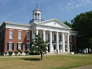 The Noxubee County courthouse in Macon