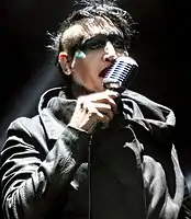 Marilyn Manson performing in June 2015