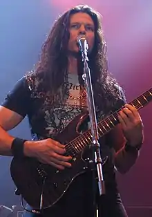 Broderick performing in 2008