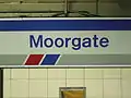 Station sign on northbound Great Northern (First Capital Connect) platform. Note old Network SouthEast style.